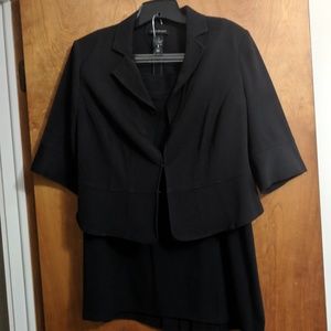 Plus sized 2 pc suit